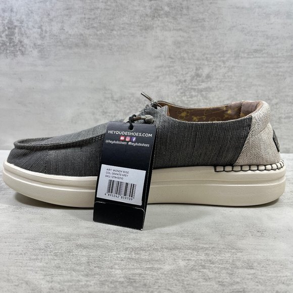 Hey Dude Wendy Rise Sneakers - Women's Size 10 - Picture 5 of 9